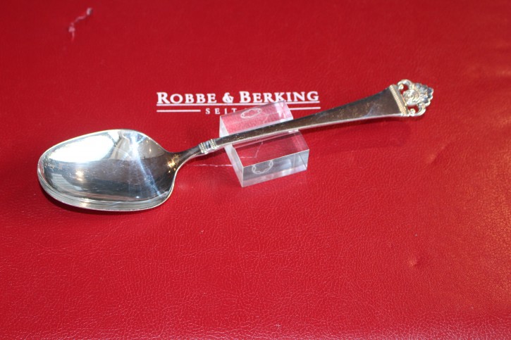 R&B Robbe & Berking Gemüse Löffel Rosenmuster 800er Silber ca. 22,5cm & 83g