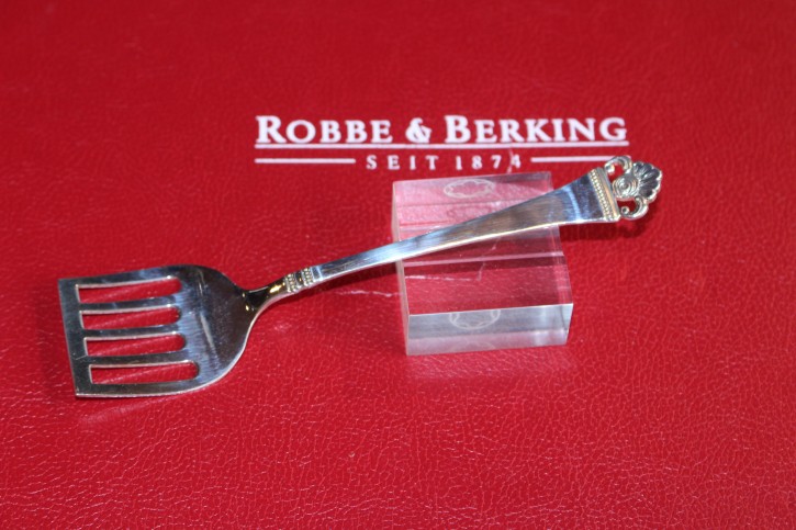 R&B Robbe & Berking Sardienenheber Rosenmuster 800er Silber ca. 15cm & 24g