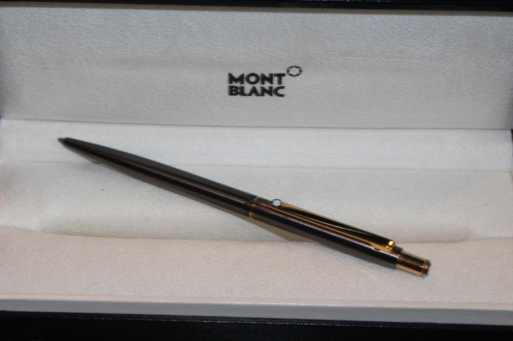 Montblanc Slim Line Bleistift in Bronze & Gold aus den 80er Jahre, Mont Blanc