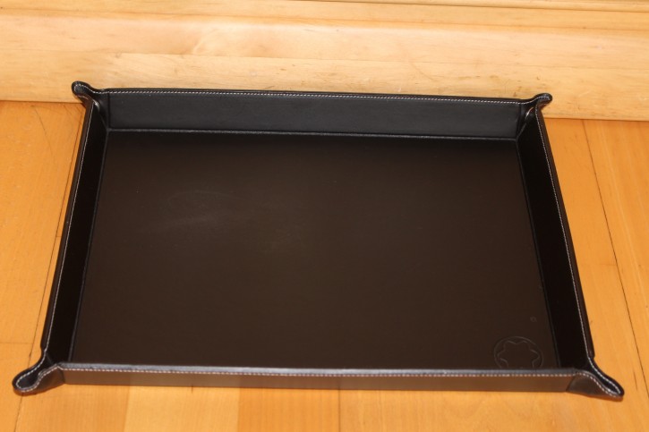 Montblanc Meisterstück Schreibtisch Ablage / Tray Leder in Schwarz ca. 34 x 26cm