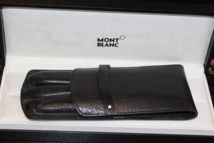 Montblanc Meisterstück Soft Leather 3er Leder Etui in schwarz
