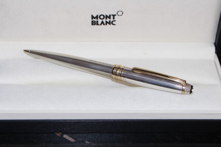 Montblanc Meisterstück Solitaire 925er Sterling Silber Bleistift Faden Guilloche