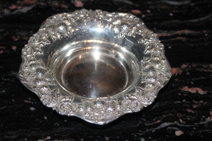 Alte Schale Bowl aus 925er Sterling Silber ca. 14cm x 3cm von Woodside um 1920