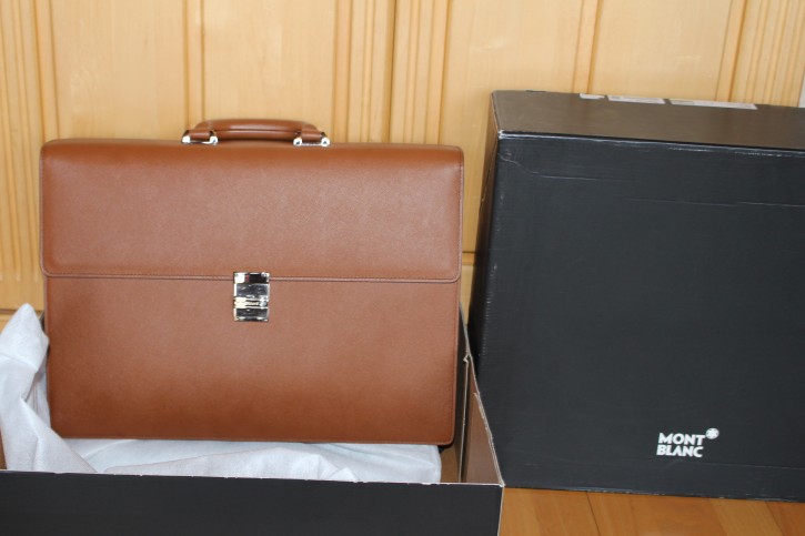 Montblanc Meisterstück Selection Briefcase Bag / Business Tasche Leder Neu & OVP