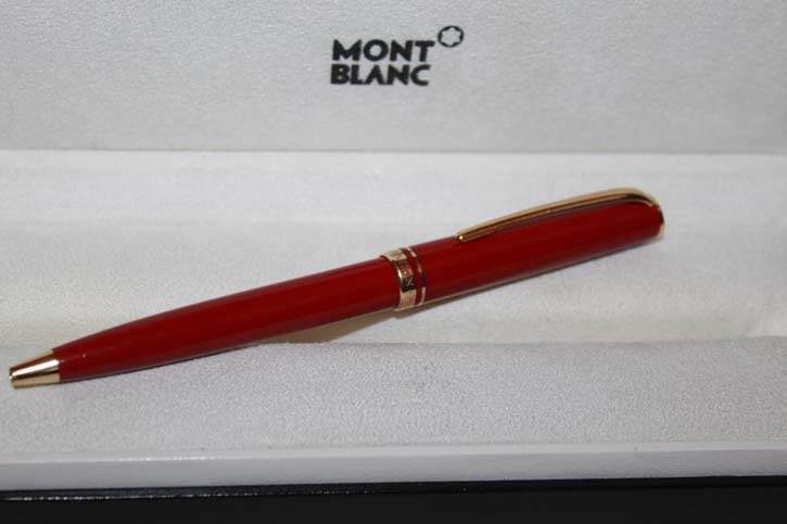 Montblanc Generation Kugelschreiber in Kaminrot und Gold