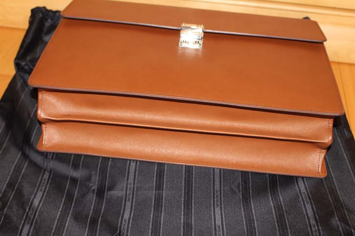 Montblanc Meisterstück Selection Briefcase / Business Tasche Leder Cognac 109622