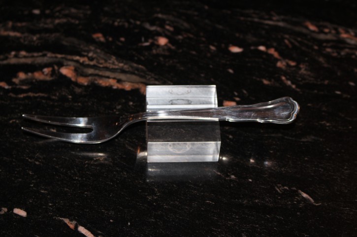 Wilkens August der Starke Wurst Gabel aus 800er Silber ca. 15 cm und 21 Gramm