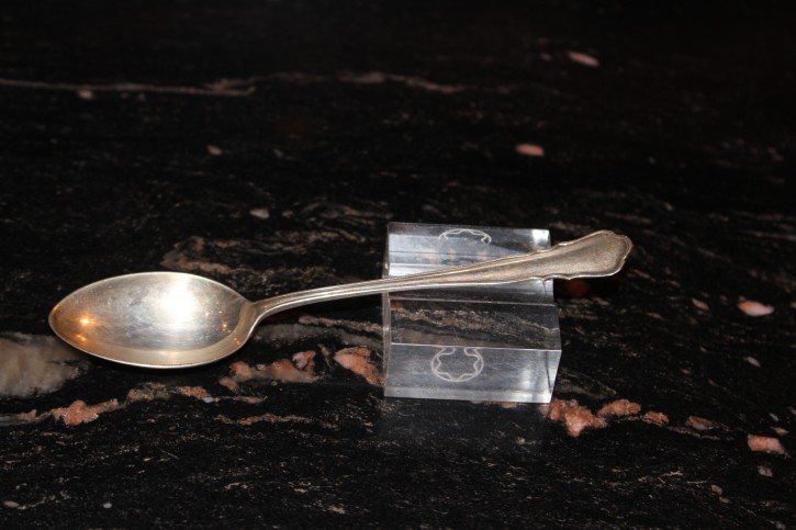 Wilkens Chippendale Kaffee Löffel aus 800er Silber ca. 13,5 cm und 18 Gramm