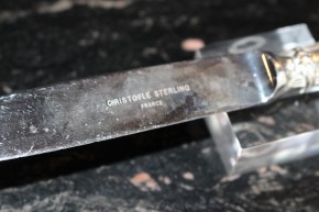 Altes Christofle Oceana Menü Messer / Knife aus 925er Silber ca. 22cm & 89 Gramm