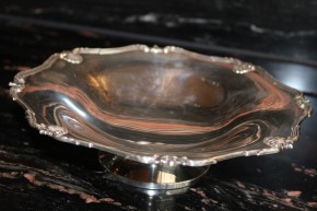 Alte Menage Schale aus Birmingham 925er Sterling Silber ca. 22 x 6cm & 260g