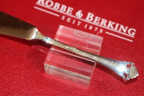 R&B Robbe & Berking Butter Messer Rosenmuster 800er Silber ca. 16cm & 24g