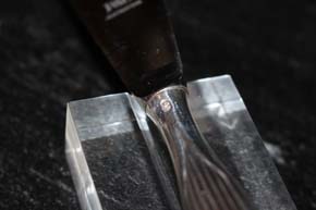 R&B Robbe & Berking City Serie Kuchen Messer groß 90er versilbert 255mm & 85,7g 