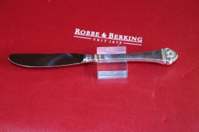 R&B Robbe & Berking Menü Messer Rosenmuster 800er Silber ca. 22cm & 71g