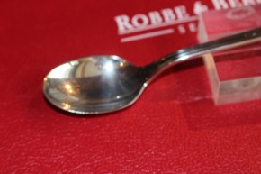 R&B Robbe & Berking Kaffee Löffel Glücksburger Faden 150 versilbert ca 130mm 26g