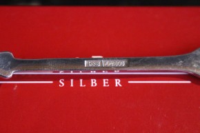 R&B Robbe & Berking Kaffee Löffel Spaten 800er Sterling Silber 130mm ca. 22g