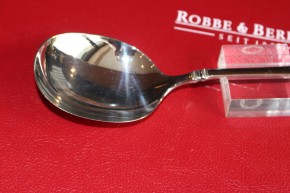 R&B Robbe & Berking Kartoffel Löffel Rosenmuster 800er Silber ca. 22,5cm & 85g