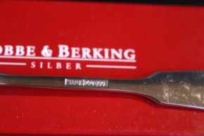 R&B Robbe & Berking Kuchen Gabel Spaten 800er Silber 150mm ca. 25g