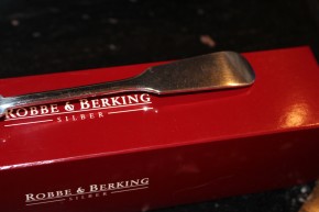 R&B Robbe & Berking Menü Gabel Spaten 800er Silber 200mm ca. 51g