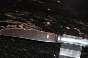 R&B Robbe Berking Messer Ostfriesenmuster 800er Silber ca. 220mm & 81g