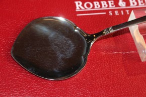 R&B Robbe & Berking Pastete Gebäck Heber Rosenmuster 800er Silber ca. 17cm & 43g