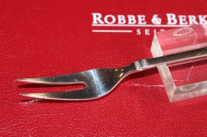 R&B Robbe & Berking Vorlege Gabel Rosenmuster 800er Silber ca. 18cm & 35g