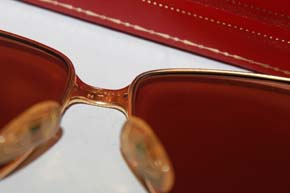 Cartier Panthere Vintage Sonnenbrille Vendome 56°14 135 in 24K gold Plated