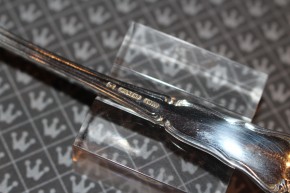 Wilkens Dresdner Barock Butter Messer aus 800er Silber ca. 17cm & 35g