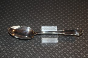 Wilkens Dresdner Barock Suppen Löffel aus 800er Silber ca. 18 cm und 45 Gramm