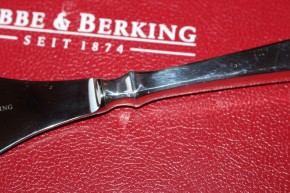 R&B Robbe & Berking Torten Messer Alt Spaten 150er versilbert ca. 25cm & 100g
