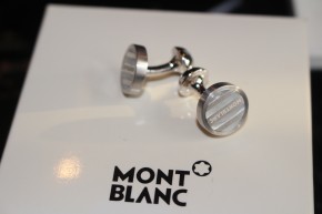 Montblanc Meisterstück Solitaire Manschettenknöpfe / Cuff Links in 925er Silber Neu in OVP
