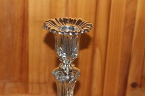 Paar Kerzenleuchter Kerzenhalter aus 925er Sterling Silber ca. 38cm und 2200g
