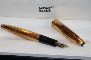 Montblanc Meisterstück Le Grand N° 146 Solitaire 925er Silber vergoldet