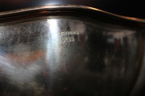 Alte Wilkens 830er Silber Schale Schüssel ca. 25cm x 5cm & 310g Id. 7135