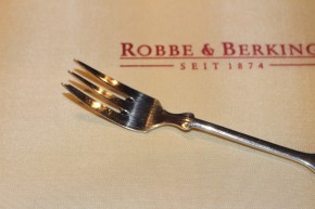 R&B Robbe & Berking Kuchen Gabel Spaten 150er Silber ca. 150mm ca. 26g
