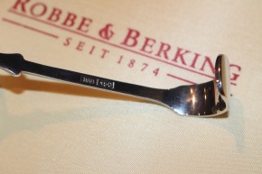 R&B Robbe & Berking Sahne Löffel Spaten 150 versilbert ca. 120mm ca. 28g RAR