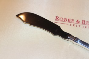R&B Robbe & Berking Käse Messer Alt Spaten 150 versilbert ca. 160mm ca. 27g