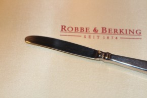 R&B Robbe & Berking Dessert Messer Spaten 150er Silber ca. 170mm & 46g