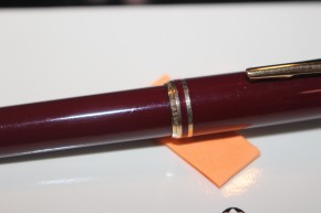 Montblanc Classic Bleistift in Bordeaux und Gold aus den 80er Jahren