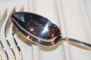 Wilkens Chippendale Menü Löffel 800er Silber Spoon ca. 19,5cm und 69g TOP
