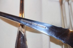 Wilkens Chippendale Fisch Messer 925er Sterling Silber ca. 22cm & 60g TOP