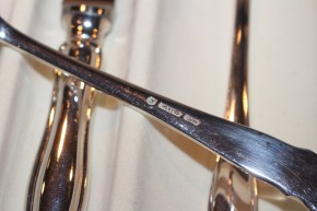 Wilkens Chippendale Vorspeise Löffel 800er Silber Spoon ca. 18cm und 50g TOP