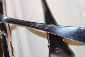 Wilkens Chippendale Vorspeise Gabel 800er Silber Forke ca. 17,5 cm und 45g TOP