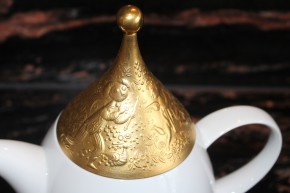 Rosenthal Zauberflöte Sarastro Kaffeekanne Kaffee Kanne Gold 1,3l Björn Wiinblad