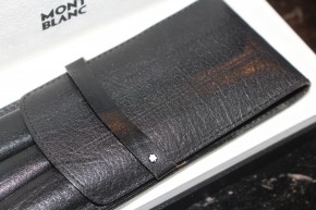 Montblanc Meisterstück Soft Leather 3er Leder Etui in schwarz