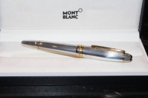 Montblanc Meisterstück Le Grand N° 146 Solitaire 925er Sterling Silber Füller