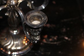Antiker Kerzenleuchter WTB 835er Silber Vierflammig ca. 22 x 17cm & 483Gramm