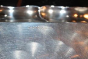 Marmeladen Dosen Set & W. Binder Tablett 835er Silber WTB ca. 24 x 16cm & 960g