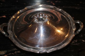 Antike Deckel Terrine / Dose H. Maass 800er Silber ca. 30cm x 15cm & 1030g