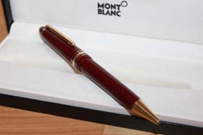 Montblanc Meisterstück Le Grand N° 161 Kugelschreiber in Bordeaux & Gold