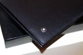 Montblanc 4810 Westside 1cc Wallet / Ausweis Mappe Leder schwarz Neu in OVP